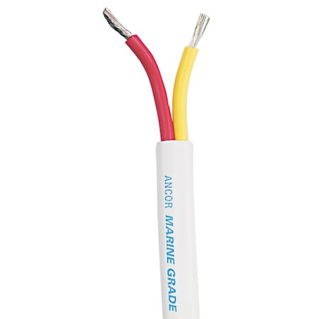Ancor Safety Duplex Cable - 18/2 AWG - Red/Yellow - Flat - 250' 124925